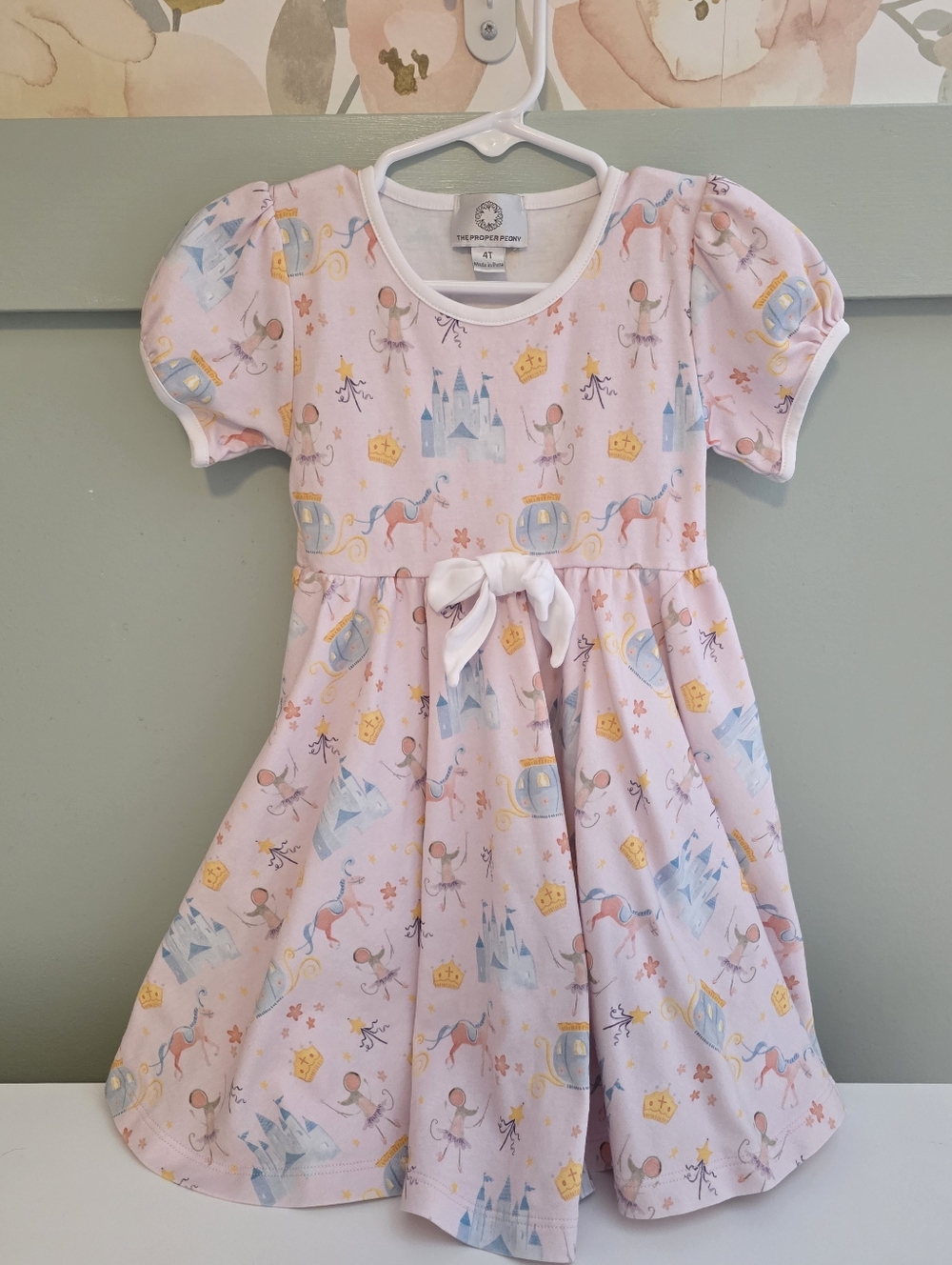 The Proper Peony Magical Disney Inspired 4t Pink Princess Dress Smocked Brand